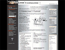 Tablet Screenshot of cocktaillounge.at